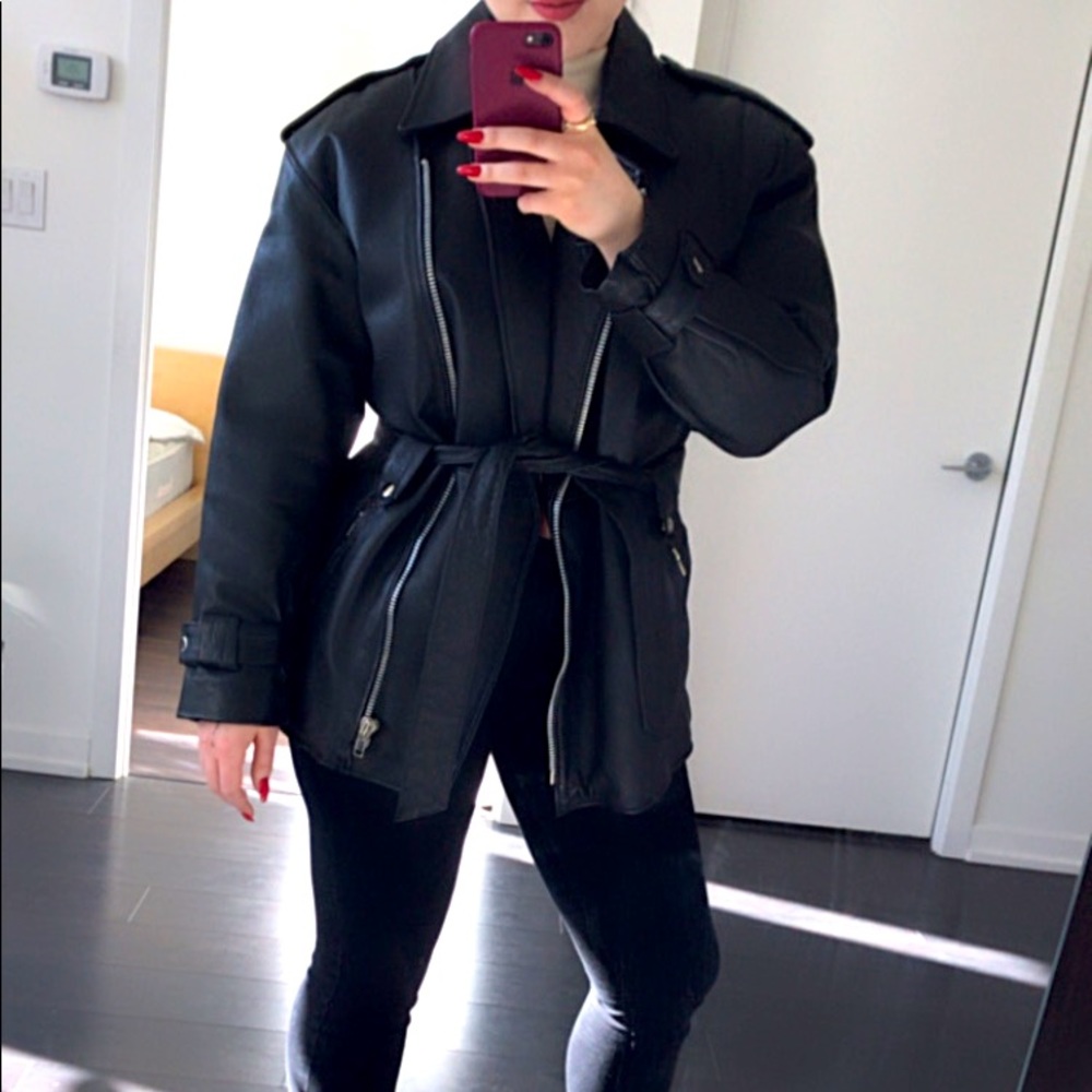 Sold: Real Leather Jacket Cosa Nova - Picture 4 of 7